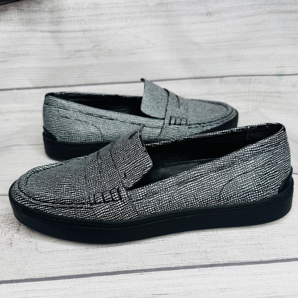 Rag & Bone Women’s Shoes Colby Loafers‎ Leather Size 37/7 Black White